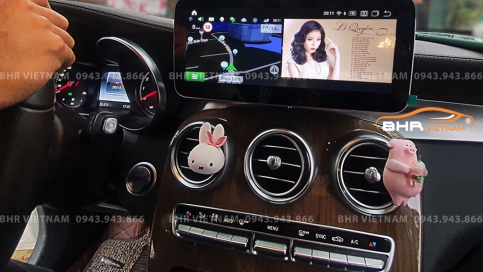 Màn hình DVD Android xe Mercedes GLC 2015 - 2019 tích hợp camera 360 | Màn hình nguyên khối Flycar